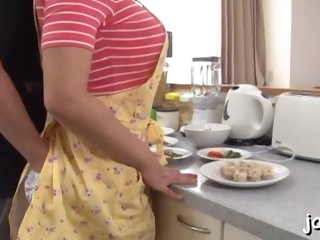 Delicious japanese maid enjoys a fucking ride
